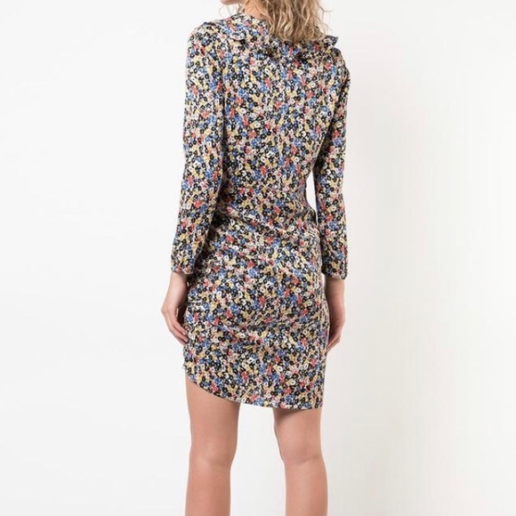 Veronica Beard Minna floral stretch silk minidress - Picture 3 of 8